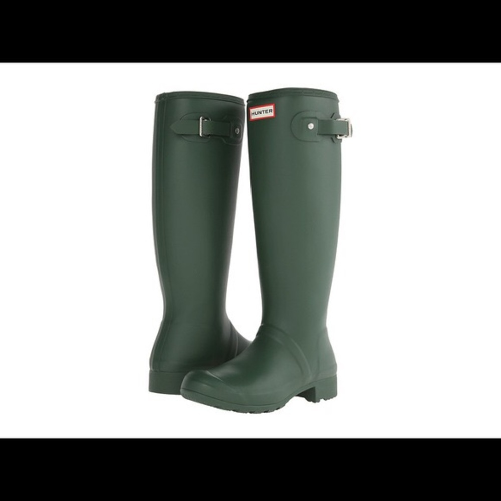 Matte Original Green Tall Hunter Rainboots